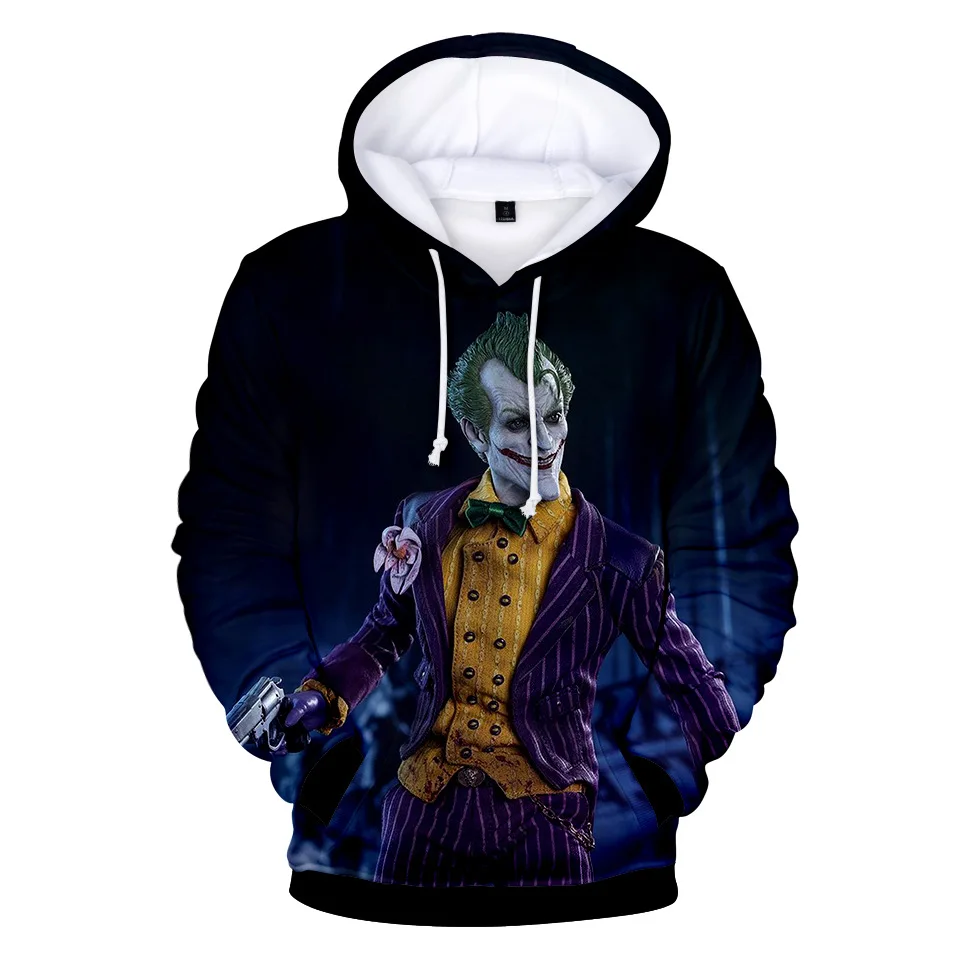 haha joker 3D Print Sweatshirt Hoodies Men and women Hip Hop Funny Autumn Streetwear Hoodies Sweatshirt For Couples Clothes