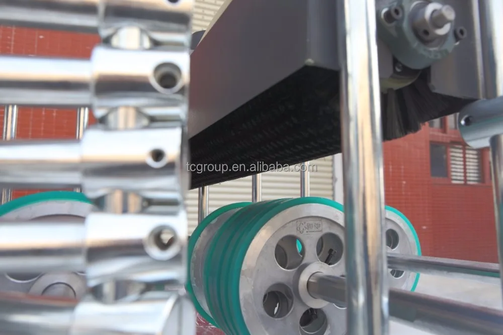 TC Pvc Foil for Profile Wrapping Machine Provided PLC CE Certificate Cold Glue PUR Hot Melt Glue Foshan Hot Product 2019 1 Years