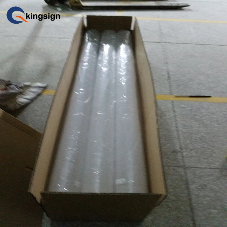 Kingsign manufacture big diameter white or frosted acrylic tube
