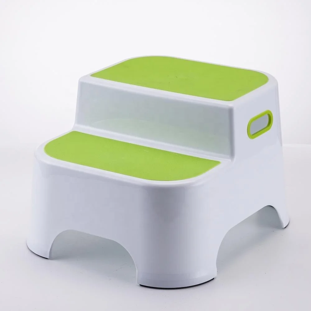Двухступенчатый стул для выращивания детей с противоскользящей поверхностью ванной и кухни