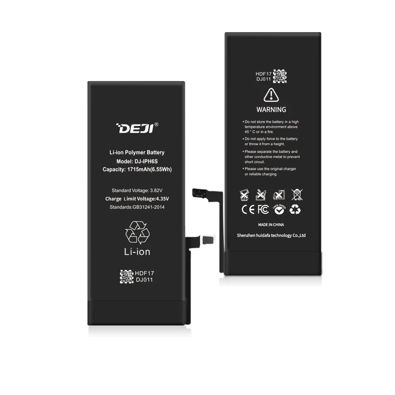 
best cell phone battery for battery replacement battery for phone 6s DEJI Free shipping 