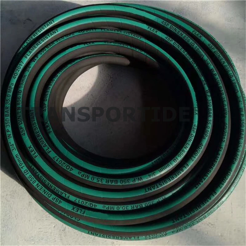 Factory Rubber Hydraulic Hose R2/2SN 3/8' 1/2' 3/4'