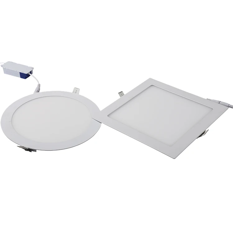 
Slim aluminum housing 24W led panel light round 