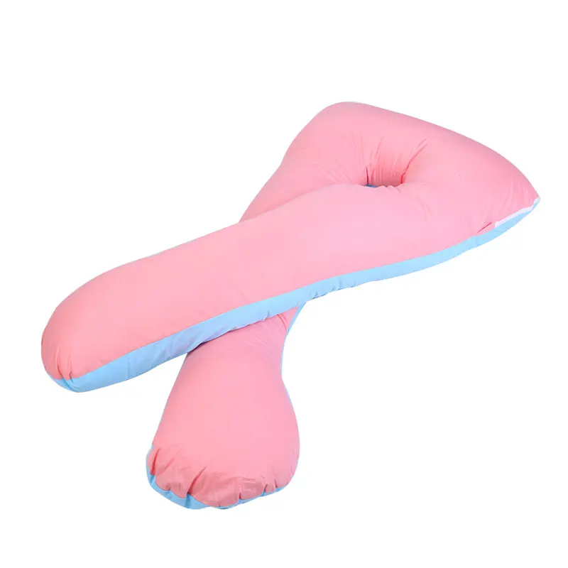 
Long U-shape prenatal maternity body pillow for comfort back 