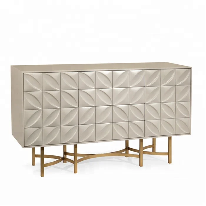 Living room decor furniture 3 doors console side wall cabinet