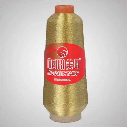 
S Type Polyester Metallized yarn Metallic embroidery thread Yarn With Different Colors 
