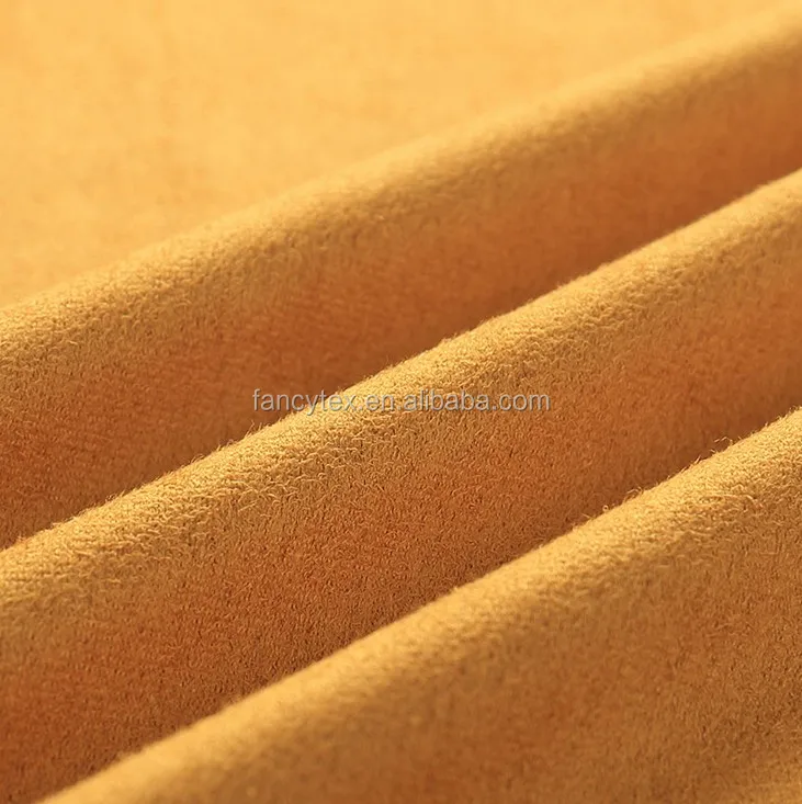 
suede fabric spandex jersey knitting fabric glass upholster faux suede 2/4 way stretch fabric 