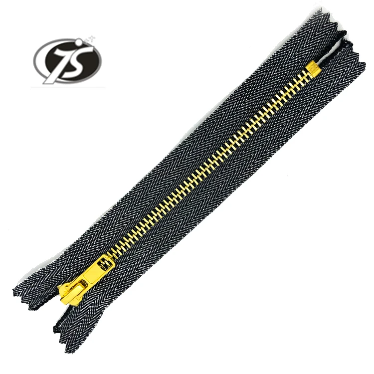 
Special tape auto lock puller Golden Plated Plated #5 Y teeth Metal Zipper gun metal plated zipper 