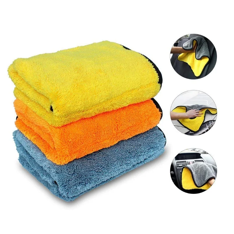 Super Thick Microfiber Polishing Waxing Cloth / Car Drying Cleaning Detailing Towels