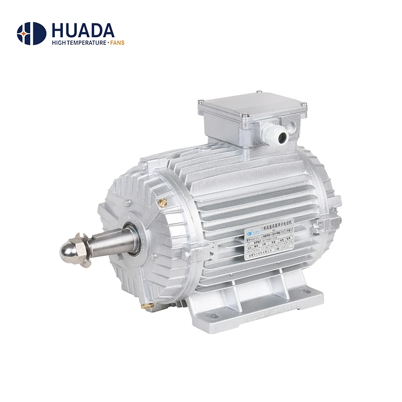 Aluminum shell Ip55 class asynchronous motor for axial fan
