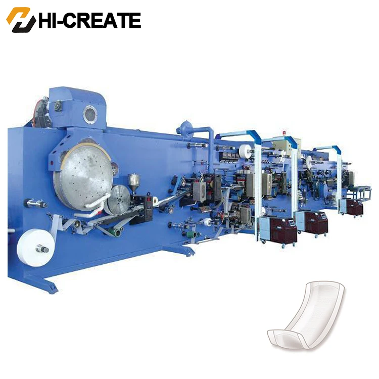 Factory directly sale panty liner making machine with