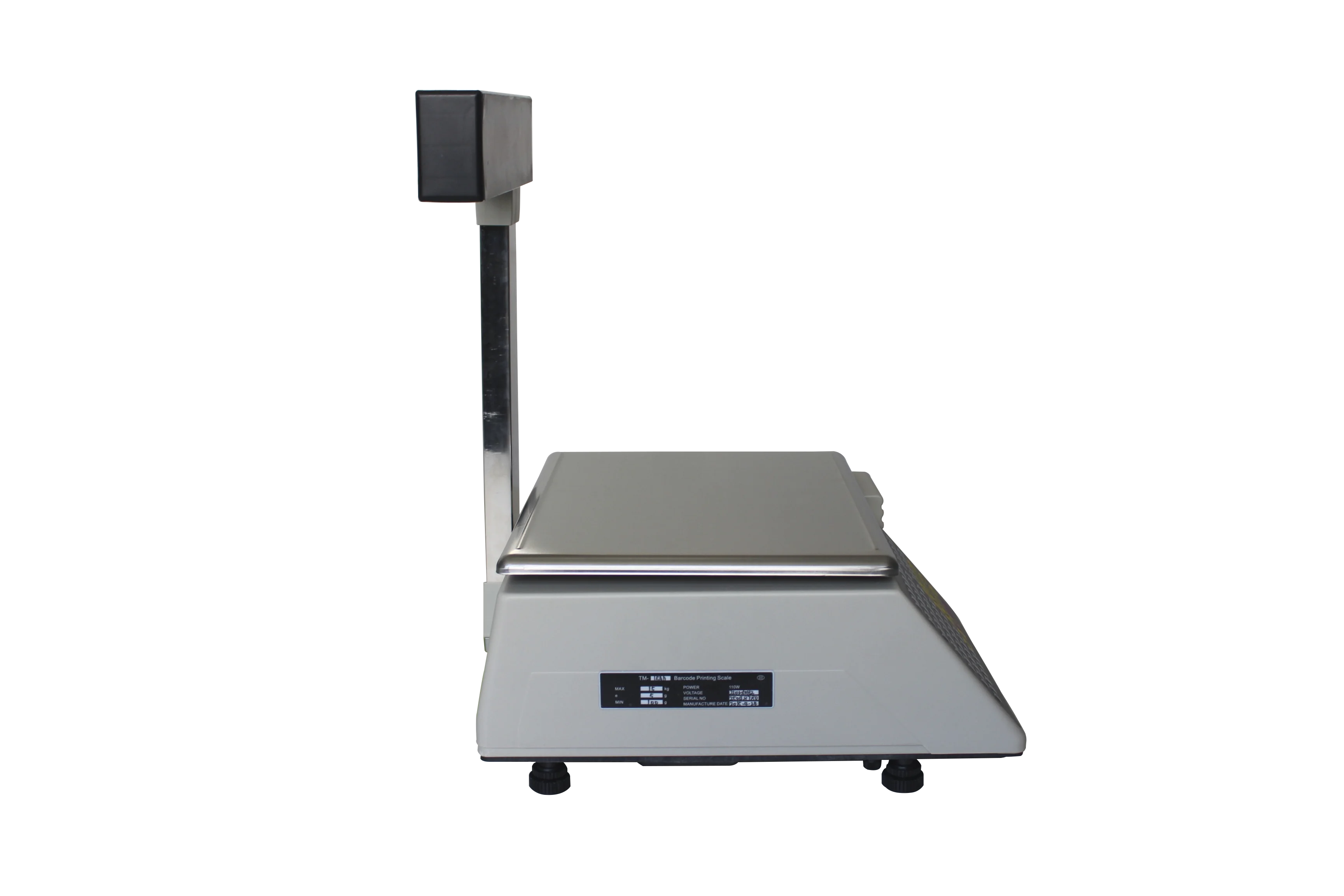 Smart supermarket cash register weight scale machine