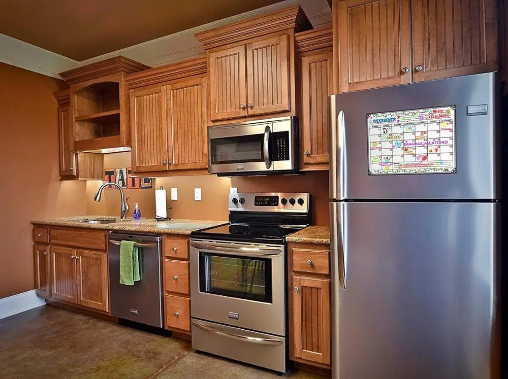 Planner magnetic whiteboard monthly magnet board chore chart magnetic planner Magnetic Calendar for fridge