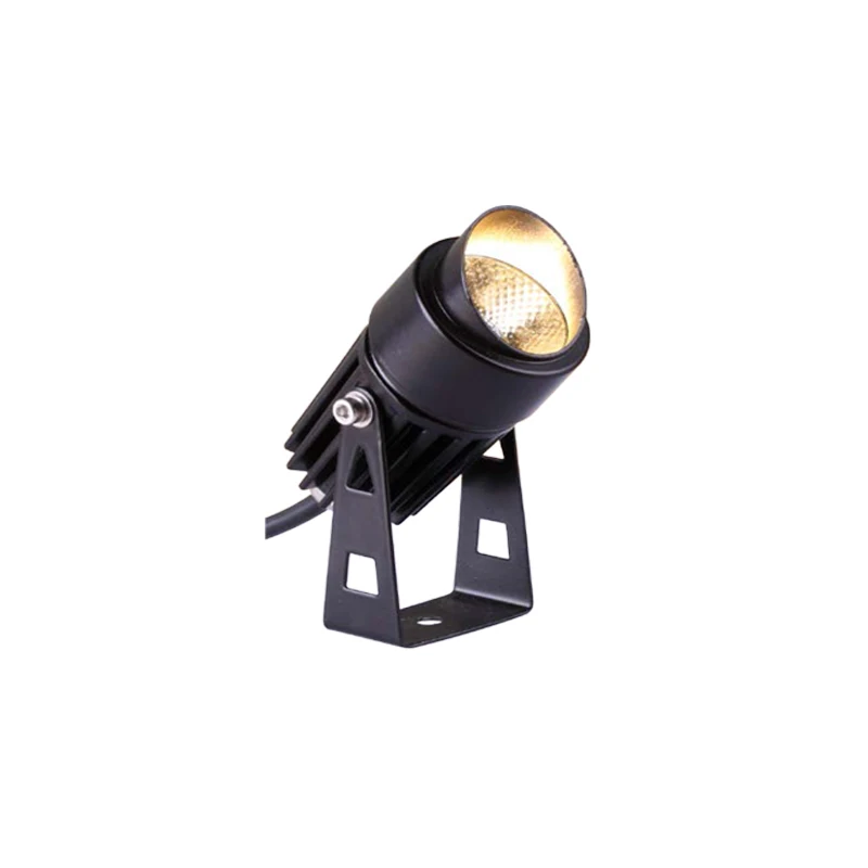 Projector Aluminium 3W cob LED Outdoor Garden Light IP65 Waterproof Mini flood light with spike