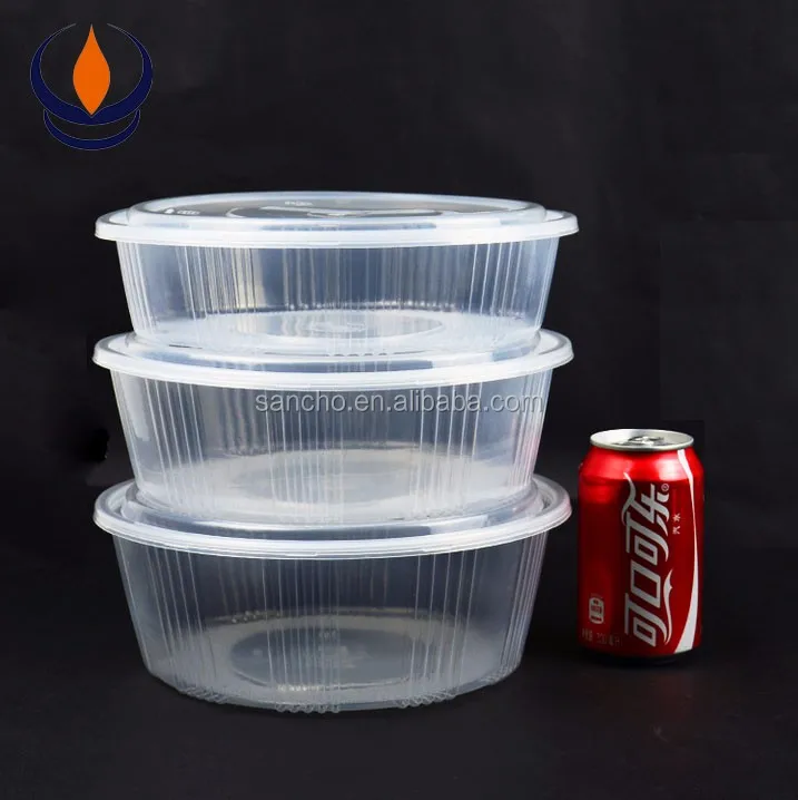 Custom PP/PET/PVC plastic thermoforming packaging container  for soup