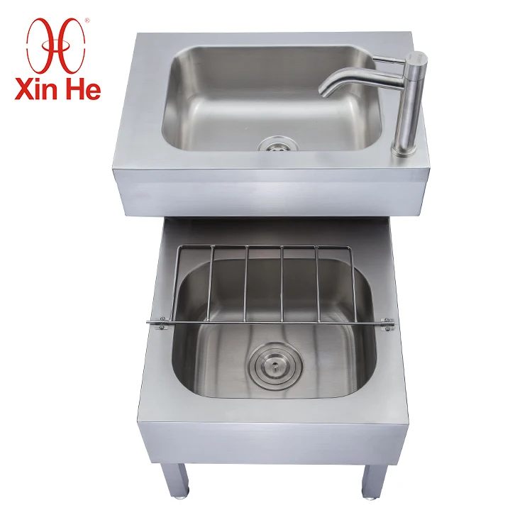 stainless steel durable hand wash basin sink stand