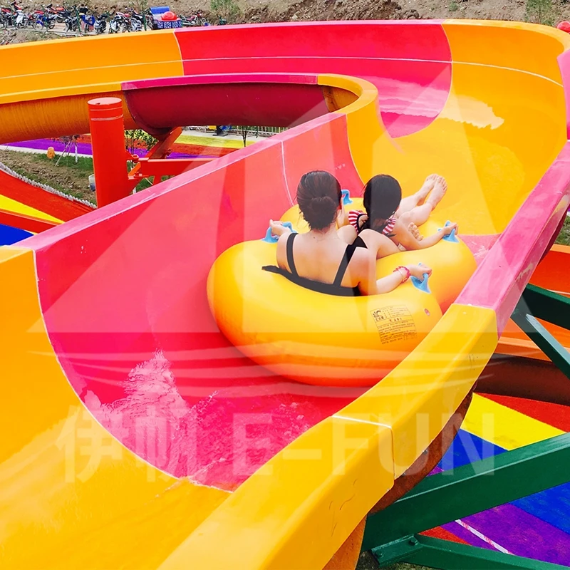 China Guizhou BLGH 30,000 Fiberglass Water Slide / Wave Pool / Family Water Playground Water Park