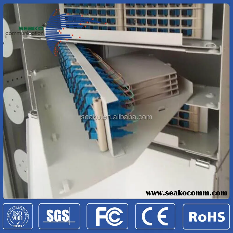 144 портовая волоконно-оптическая коммутационная панель ODF, роторного типа