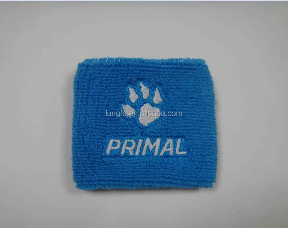 
Embroidery Sport terry wristband sweatband 