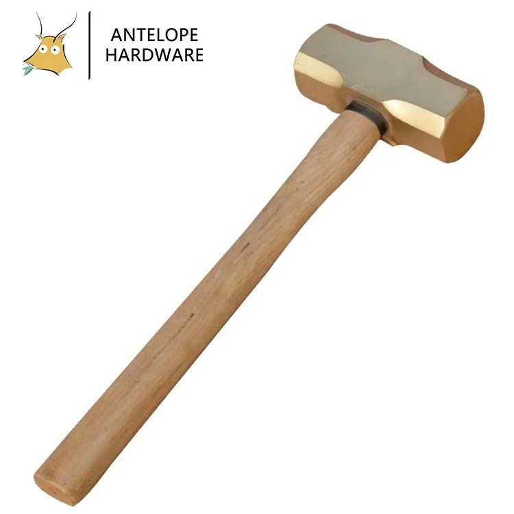 Серебряный Кованый Стальной деревянный шарик, ручка молотка, кувалда