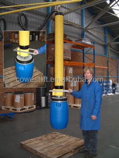 
vacuum lifting machine for barrels, pails,drums 