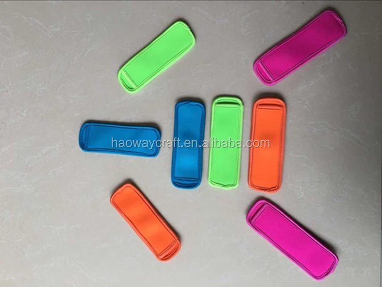 21 styles ice popsicle holder neoprene Freezer Summer Icy Block Lolly Cream Holder For Kids