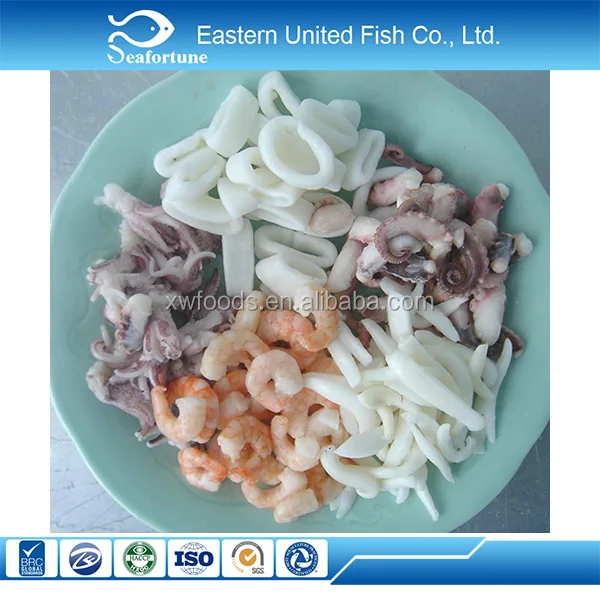 Seafood Export Iqfy frozen mix of sea food