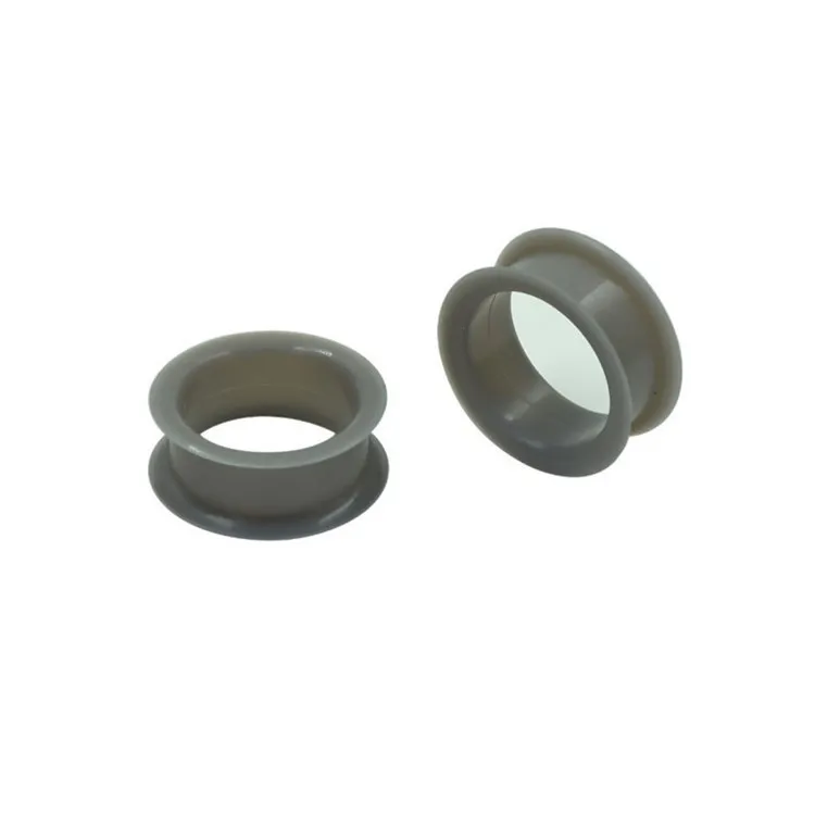 Body Piercing Jewelry Silicone Flexible Thin Double Flared Flesh Tunnel Ear Plugs Ear Gauge Expander Stretcher 6-20MM