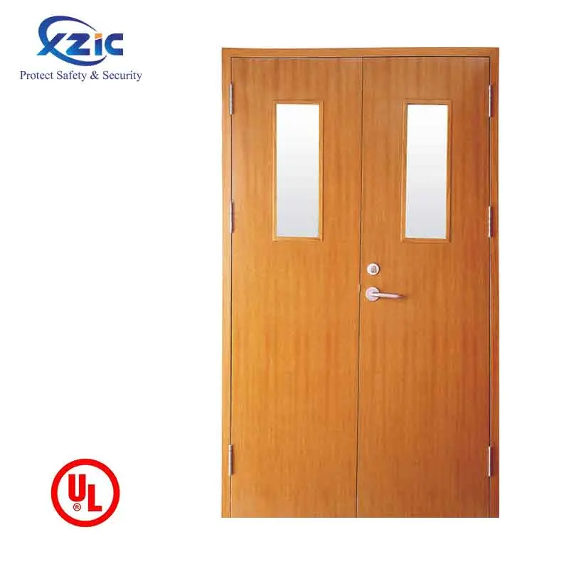 Special Fire-proof Door Wooden MDF Door For Hotels Apartment