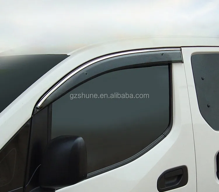 PC Injection Vent Visor For NV200 2010-2016 Window Deflectors Sun Rain shield Visors Auto accessories