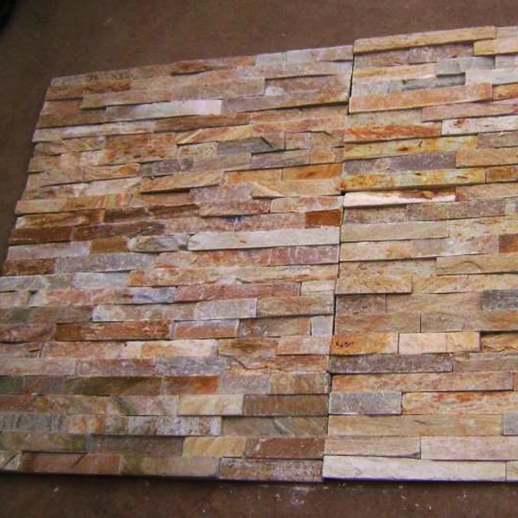 Серый камень для облицовки стен известняка