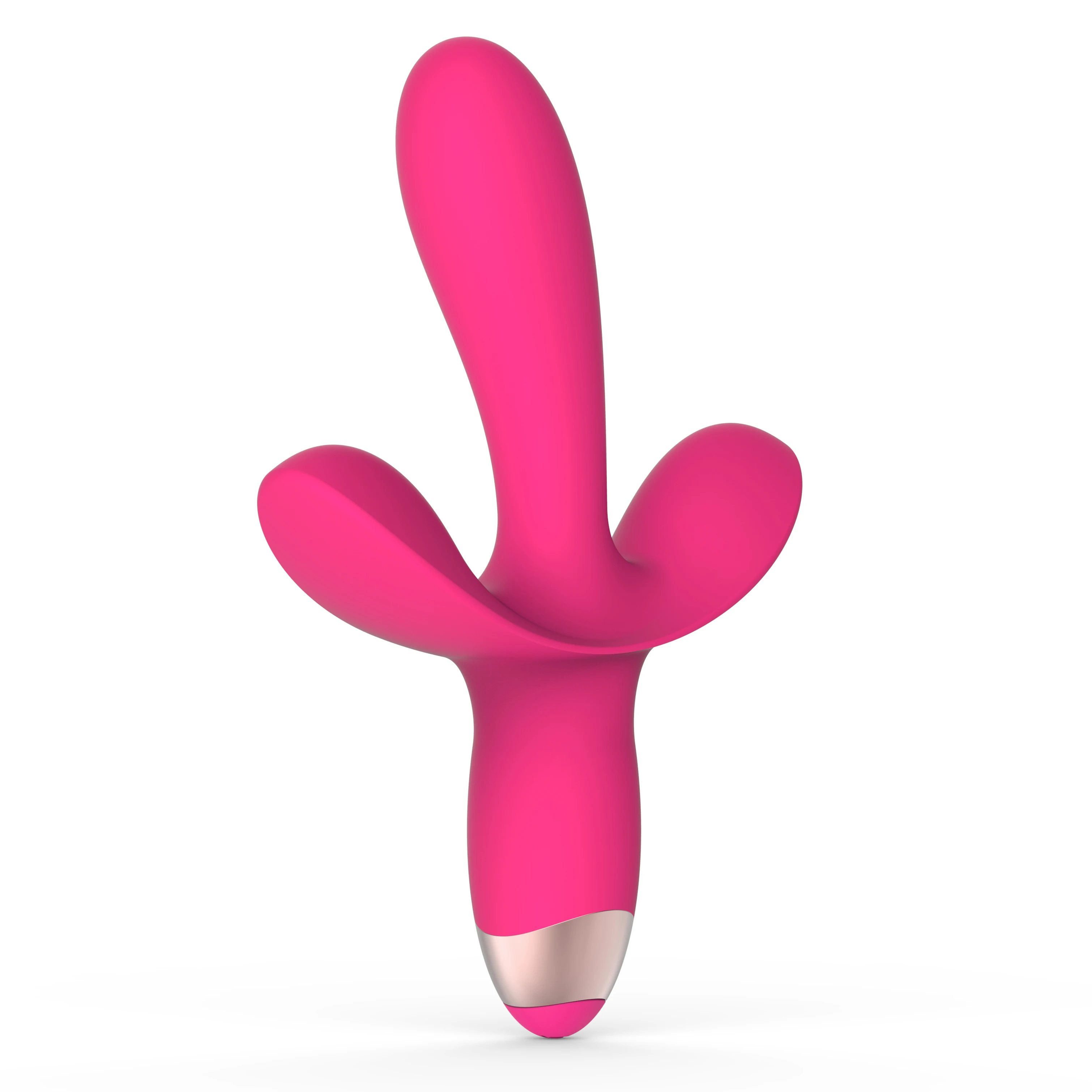 Вибратор Кролик с 3 мощными двигателями 3x7, режимы вращения вибрации для точки G, клитора, анального, тройной интенсивной стимуляции, водонепроницаемый