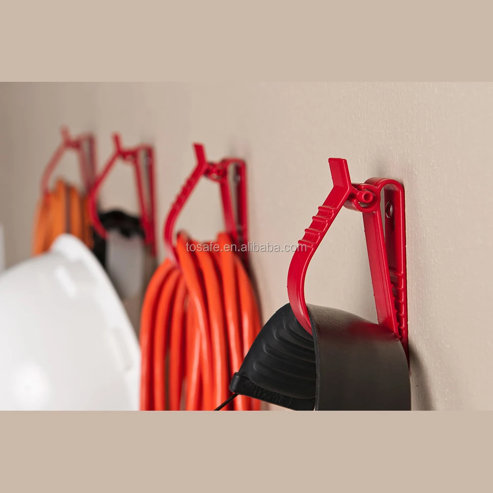 Fluorescent Color Electrical Plastic Lead Hook