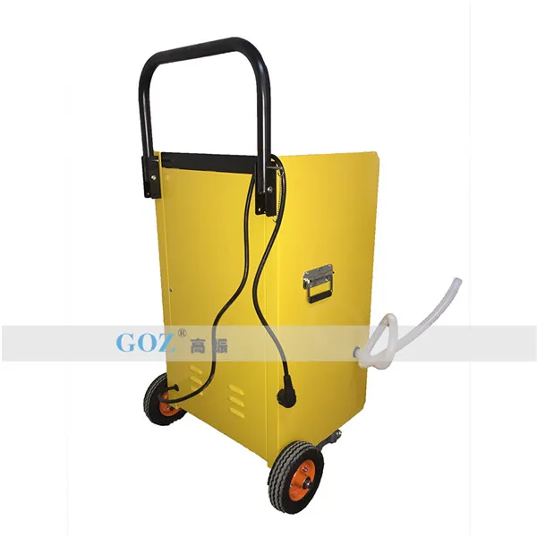 portable r410a 70L/D industrial dehumidifier in factory