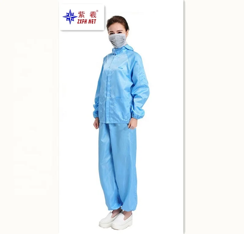 Electronics Factory lab coats personal protect Antistatic Cleanroom Work Clothes