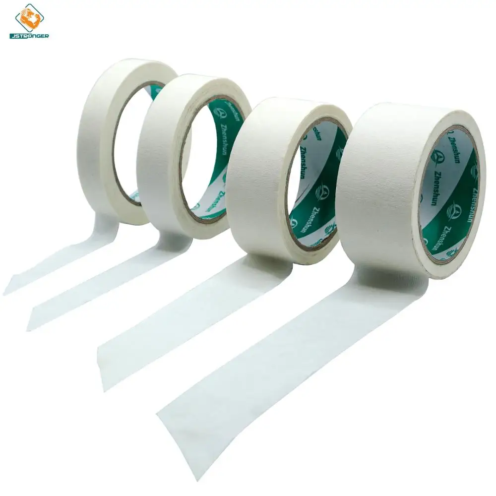 Masking Tape 1 Inch Drafting Painters Tape White Beige, General purpose Masking Tapes for Painting, Labeling, Painting