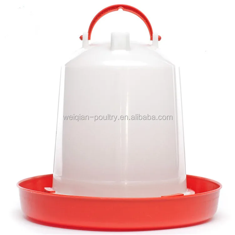 Different capacity manual plastic broiler chick water drinker and feeder chicken poultry feeders drinkers for animal