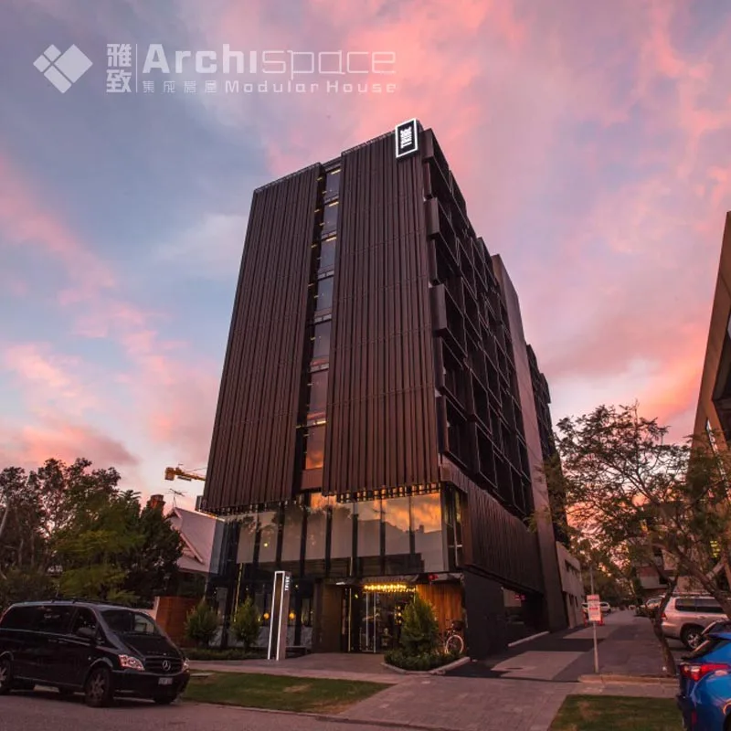 
prefabricated hotel with prefabricated luxury house 