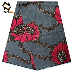 Hotsale big flower print ankara fabric African wax prints fabric