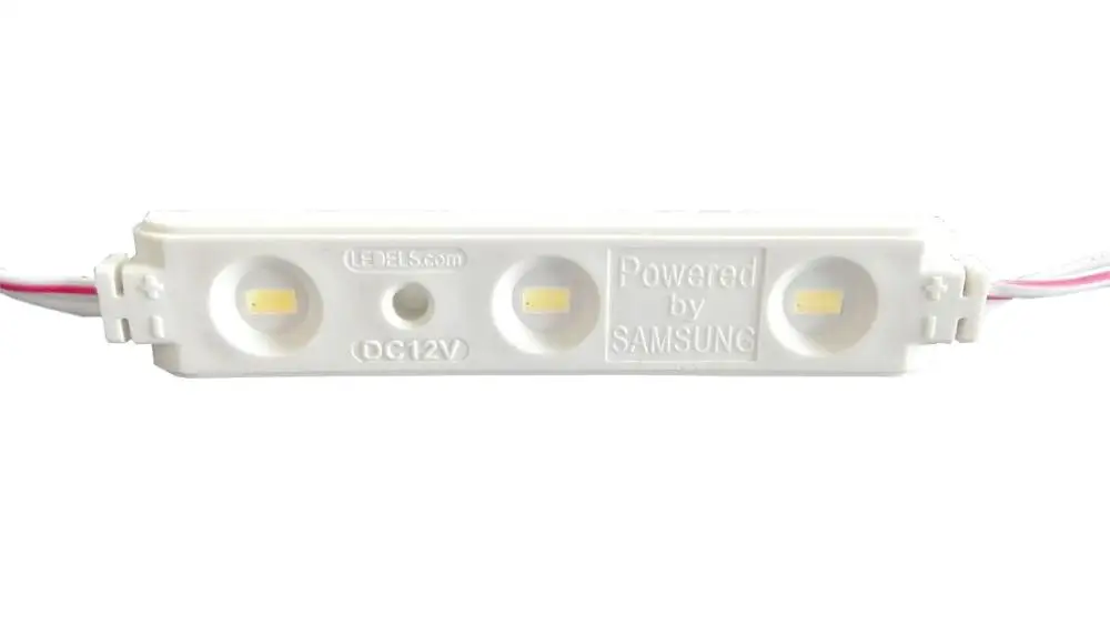 
12V luces led smd 5630 3 samsung led moules for acrylic letters and sign box waterproof 