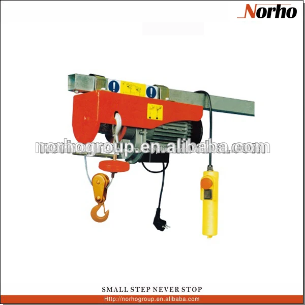 high quality double rail electric wire rope winch