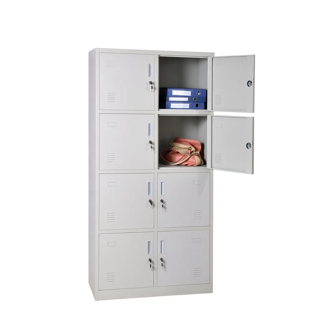 High Quality School Metal Locker 8 Doors Steel Colorful Locker 8 Doors Steel Golf Storage Locker 8 Doors