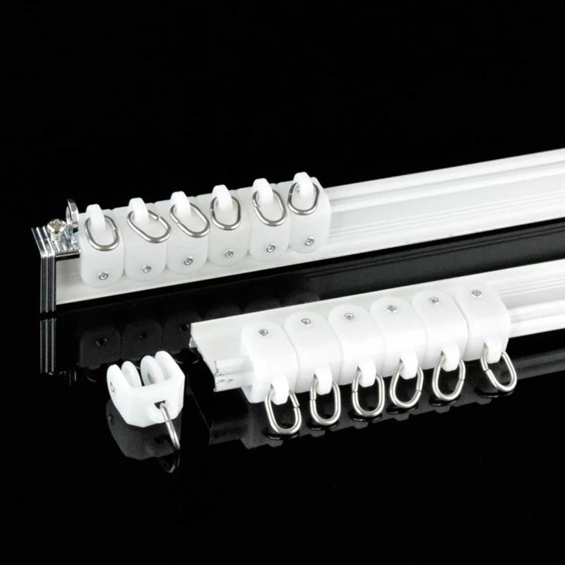 
KIEI 2019 aluminum rail curtain track 6063 t5 industrial extruded aluminium profiles for door &window 