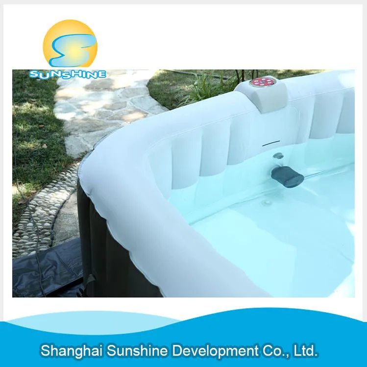 Popular portable outdoor hot tub inflatable spa whirlpool outdoor spa pool swim spa pool out  free standing bathtub