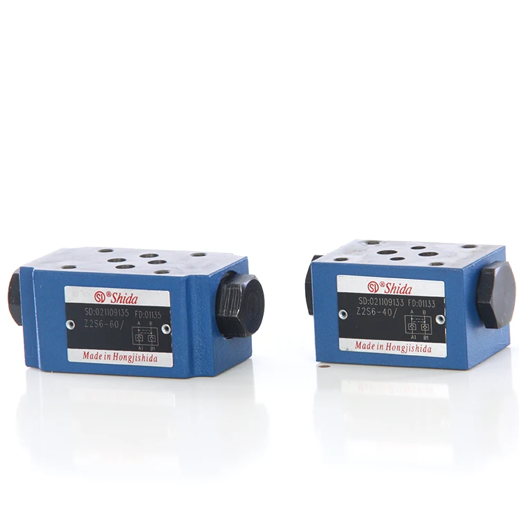 Z2S hydraulic pilot operated check modular valve