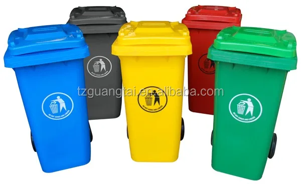 120 Liter Plastic Wheelie/Wheeled/Mobile Trash Bin/Waste Bin/Garbage Container/Dustbin