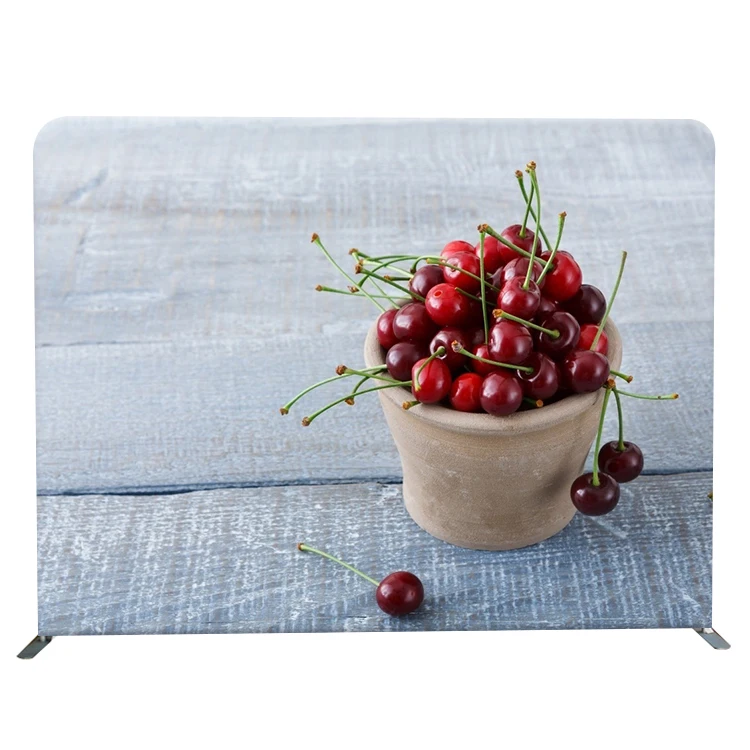 trade show studio backdrop tension fabric wall tv backdrop design