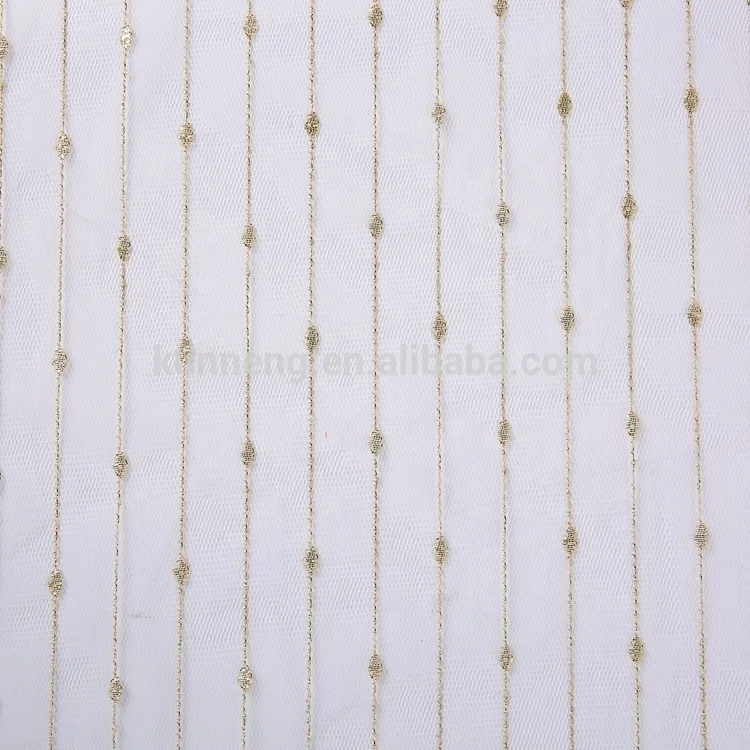 
wholesale ripstop glitter mesh teal and gold mexico 100% nylon net Venice lace fabric per meter 