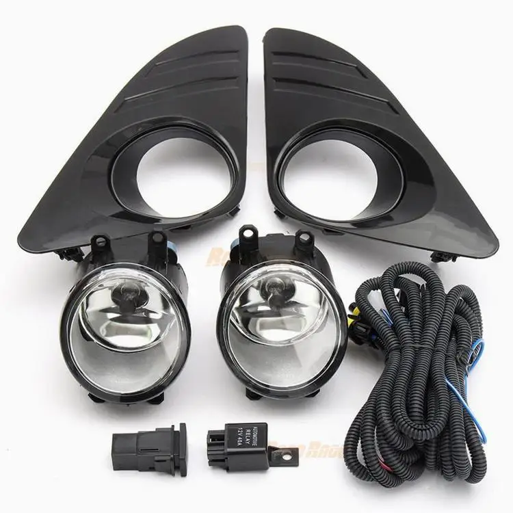 2012 2013 CAMRY 2014 водонепроницаемый передний бампер туман свет лампы Комплект w/реле проводки и янтарный цвет галогенные лампы