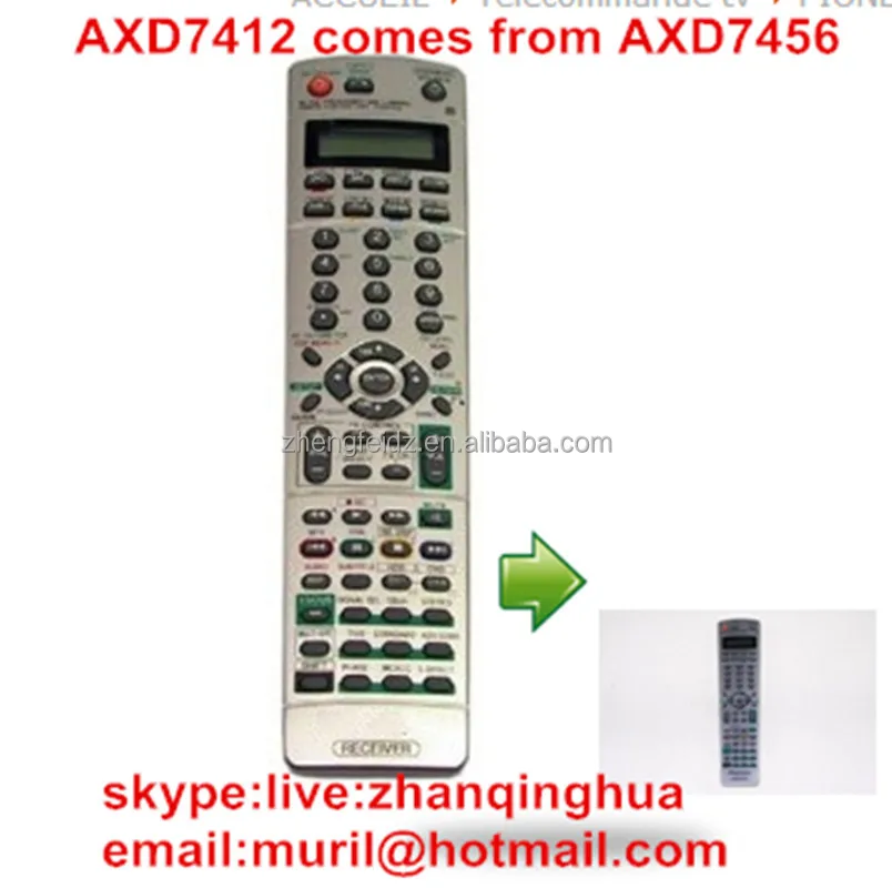 Серебристый пульт дистанционного управления AXD7412 с 64 кнопками для амификатора Poineer от AXD7456 с ЖК-дисплеем 1,5 В (LR06-AA)-X2